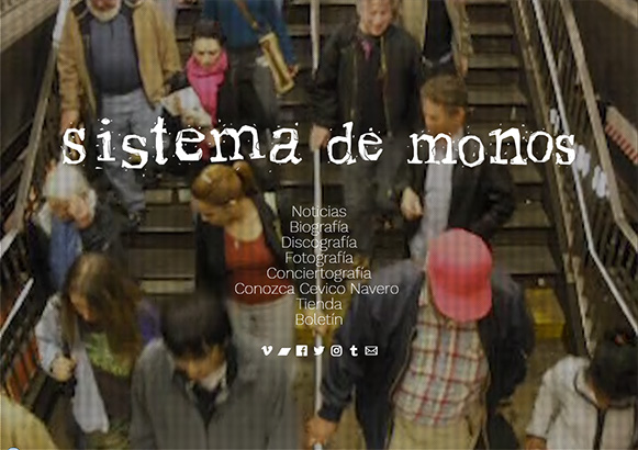 Nueva web - Sistema de Monos